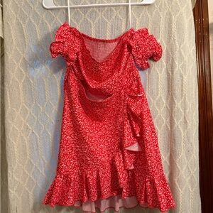 SHEIN Red Floral women’s Dress